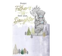 Me to You Tatty Teddy - Tarjeta para el día del padre de tu hija, 15 x 22 cm, colección oficial