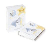 Me To You Tiny Tatty Teddy - Álbum de Fotos de bebé en Caja de Regalo, colección Oficial, 6 x 4 Pulgadas, Capacidad para 160 Fotos, Color Plateado