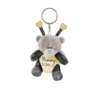 Me to You Tiny Tatty Teddy - Llavero de Peluche de Momia a Abeja, Lindo Embarazo, 8 cm de Alto, colección Oficial