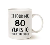 Me Tomó 80 Años Lucir Tan Bien Mejor 80º Tazas Con Asa Taza De Café Cerámica Taza Para Café Oficina Zumo 330Ml