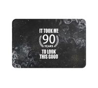 Me Tomó 90 Años Lucir Así De Bien Alfombra Exterior Resistente Felpudos Entrada Suave Alfombra Baño para Hogar Bañera Jardín 40X60Cm