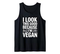 Me Veo así de Bien Porque Soy Vegano Camiseta sin Mangas
