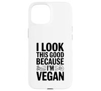 Me Veo así de Bien Porque Soy Vegano Carcasa para iPhone 15