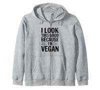 Me Veo así de Bien Porque Soy Vegano Sudadera con Capucha