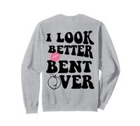 Me Veo Mejor Inclinado, Gracioso Me Veo Mejor doblado Sudadera