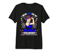 Me Visto de Azul para el Mes de concientización sobre el Camiseta Premium