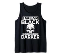 Me Visto de Negro hasta Que Haya Algo más Oscuro. Camiseta sin Mangas