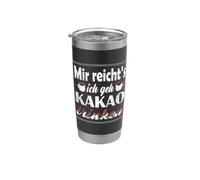 Me voy a beber cacao Vaso térmico de acero inoxidable de doble pared
