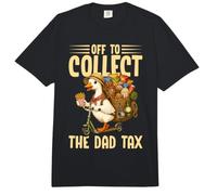 Me voy a cobrar el Divertido impuesto del Ganso: Papá Noel Día del Padre Comfort Colors Adult Heavyweight T-Shirt