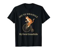 Me voy a Pelear con el Gato, la Abuela y la Abuela de mis Nietos Salvajes Camiseta