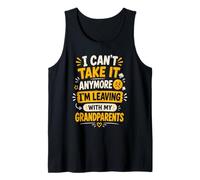Me voy con mis Abuelos, Familia de Abuelos Divertidos Camiseta sin Mangas