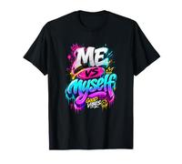 Me Vs Myself Graffiti Style Urban Streetwear Apparel Design Camiseta