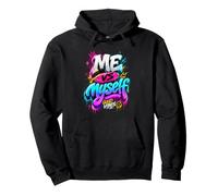 Me Vs Myself Graffiti Style Urban Streetwear Apparel Design Sudadera con Capucha