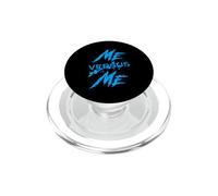 Me Vs Versus Me Motivacional Inspirador Gimnasio Amante Fitness PopSockets PopGrip para MagSafe