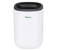 Meaco MeacoDry ABC 10LB - Deshumidificador ultrasilencioso, 35 dB, función secadora, diseño compacto, bajo consumo de energía, 160 W, 240 V, Blanco con panel negro