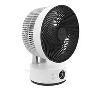 Meaco Ventilador de mesa Fan Sefte® - Circulador de aire de 10" con 12 velocidades - Oscilación horizontal y vertical - 3 ángulos de oscilación - Ultra Silencioso, Control remoto para refrigeración