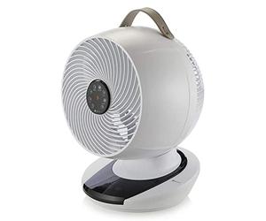 Meacofan 1056 Ventilador con circulador de aire, muy silencioso con mando a distancia para su oficina o dormitorio, Blanco