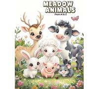 Meadow Animals from A to Z: A Cute Alphabet Coloring Book for Kids (CD Creations A-Z Coloring Series)