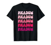 Meadow First Name Minimalist Design Camiseta