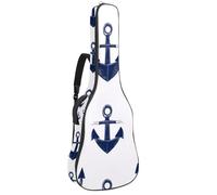 Meadow Wild Flowers and Tree Leaves - Funda acolchada para guitarra acústica con bolsillos ajustables para correa de hombro, Multicolor 10, 42.9x16.9x4.7 in, Mochila informal