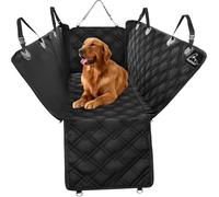 Meadowlark - Fundas para asientos de perro con diseño único y protección completa para puertas, reposacabezas y asiento trasero Solapa lateral con cremallera extra duradera, funda impermeable para asiento de mascota + cinturón de seguridad y 2 protectores para reposacabezas como regalo