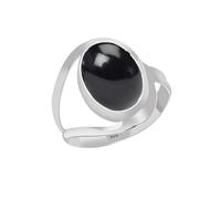 Meadows Anillo de plata de ley 925 hecho a mano para mujer, 10 x 14 pulgadas, piedra preciosa ovalada, joyería para regalo, 10, Plata de ley, Amatista