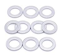 MEAJOO 10 arandelas de trituración de aceite/tapón de drenaje compatibles con Honda repuesto para pieza #90471-PX4-000 Accord Acura Civic Ridgeline Odyssey CRV CR-V Pilot Fit Element