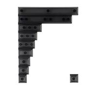 MEAKTSMI 10 unidades de teclas DSA en blanco 2 25U 2 75U 1U 1 25U 1 5U 1 75U 6 25U 7U para teclados mecánicos