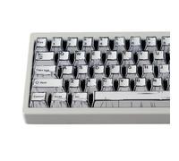 MEAKTSMI 151pcs Original Altura Llave Caps Con Patrón De Arte Negro Blanco Para El Teclado Mecánico Añadir Personalidad