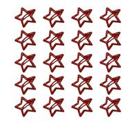 MEAKTSMI 20 piezas lindo fresco horquilla horquillas estrella roja horquillas tocado clip accesorios para el cabello para mujeres niñas