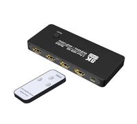 MEAKTSMI 8K HDTV 2.1 - Conmutador HDTV (3 puertos, 3 puertos, 8 K, 60 Hz, 4 K, 120 Hz, para proyectores)