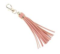 MEAKTSMI Borlas coloridas accesorios de bolsillo accy catching cuero PU borlas llavero ornamento para diferentes estilos de bolsillo adecuado