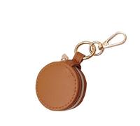 MEAKTSMI Caja de almacenamiento compacta de joyas, llaveros, organizadores de joyas, ideal para mujeres viajeras con múltiples compartimentos