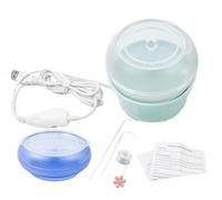 MEAKTSMI Cuentas de arcilla Spinner Sets con enhebrador pequeño gran cuenco de perlas para pulseras collar cadena cintura fabricación de joyas