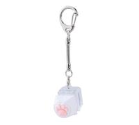 MEAKTSMI Dibujos animados de silicona gatos patas portátiles interruptores probadores kits teclado interruptor llavero juguete para tablero de partículas