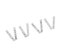 MEAKTSMI Elegante Cristal Para Zapatos Femeninos Clips Brillantes Hebillas Joyas Decoraciones Zapatos Añadir