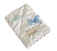 MEAKTSMI Estilos coreanos Pasaportes Cubiertas Sweet Bows Passports Titulares Cubiertas Titulares de Tarjetas Accesorios de Viaje Para Adultos Y Niños, blanco