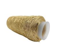 MEAKTSMI Hilo de ganchillo de poliéster brillante de 200 g/rollo para tejer, hacer bolsas, bolsos, llaveros