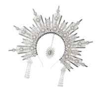 MEAKTSMI Medusen Tocado Dorado Ángel Coronas Míticas Disfraz Accesorio de Moda para Mujeres de Moda Accesorios de Fiesta de Halloween