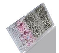 MEAKTSMI Paquete De 50 Elegantes Ángeles Y Perlas Conectores De Llave Accesorios Portátiles Decoración Conveniente Para Dar Dulce