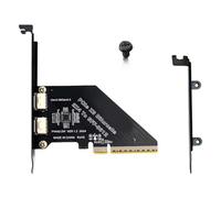 MEAKTSMI PCIe 4.0X8 a SFF 8612 8611 Split Adapter Uplinking Soporta PCle Gen4x8 128 Gbps Ancho de banda para la ampliación de discos duros