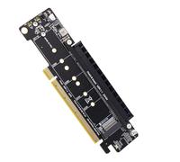 MEAKTSMI PCIE4.0 Lane Spling Expansion Adapter Card 8+4+4 para ejecuciones avanzadas de ordenador