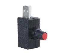 MEAKTSMI Regulador de velocidad del ventilador USB, regulación de velocidad continua de 5 V, controlador continuo para ventiladores de refrigeración electrónica