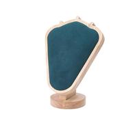 MEAKTSMI Soporte de collar de terciopelo y estante de madera para la organización de joyas, accesorios prácticos para el dormitorio