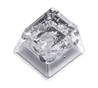 MEAKTSMI Tapa de llave de resina personalizada perfil OEM para teclado mecánico hoja de plata transparente para juegos de capital clave personalizados