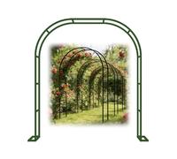 Meal GarTrellis para planes de escalada, rosas y vides, decoración de boda, 190 cm x 230 cm x 40 cm, soporte verde para exteriores para jardinería verical