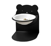 Meal Holder Spill-Proof Ceramic Dish Tilted for Animals Small Medium Large Breeds Kitten Puppy Healthy Eating Diet | Cat Bowl | Slow Down Eating Cat Food Dish,