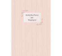 Meal Plan Book 7x10 150 Weeks of Meals and Shopping List