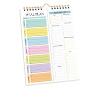 Meal Planner - 52 hojas Grocery List Food Organizer Pad for Weekly Planning, Recipe Tracking, Balanced Creation, Household Kitchen Indoor Home Use, Family Meal Prep and Organized Shopping