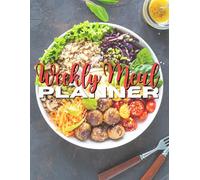 Meal Planner for 52 Weeks: Notebook with Menu Planning Pages and Shopping List | Lunch Cover | Perfect for Workout, Fitness or Diet